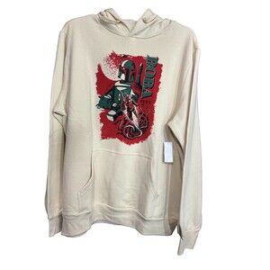 NWT Star Wars Graphic Hoodie Mens Large Boba Fett Pit Escape